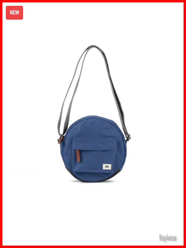 Weatherproof Nylon Crossbody Bag With Chunky Zippers
